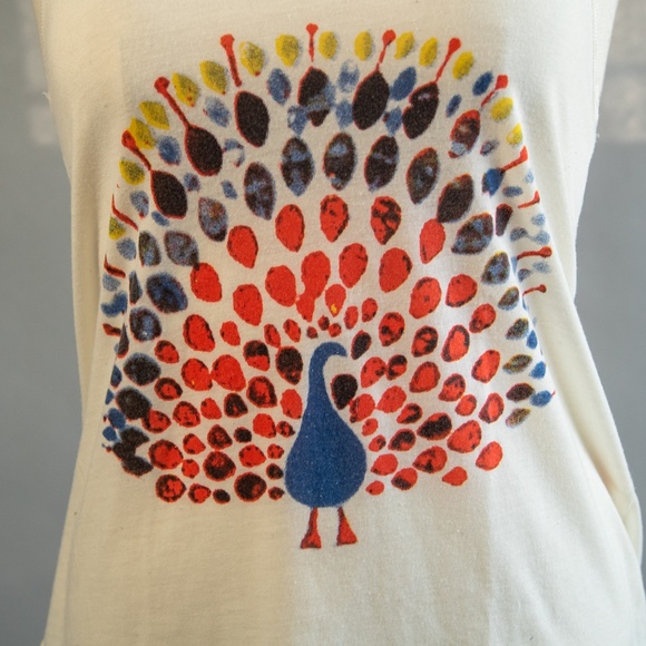 peacock racerback tank - Picture 2 of 9